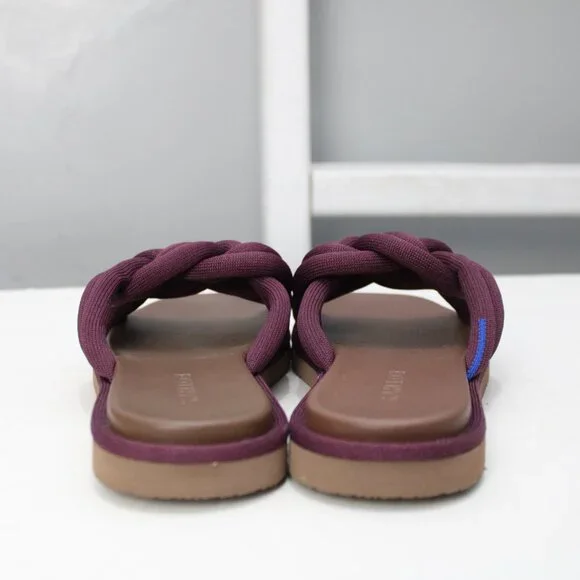 Rothy's Women's The Summer Sandals Purple Blackberry Braided Knot Size 6.5 NWT - Picture 4 of 8